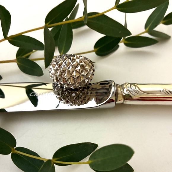 Lois Hill 925 Sterling Silver Dome Spike Ring - Picture 2 of 9